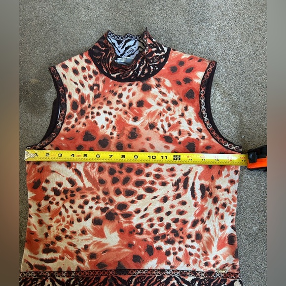 St. John Sport animal print turtleneck - Picture 5 of 8